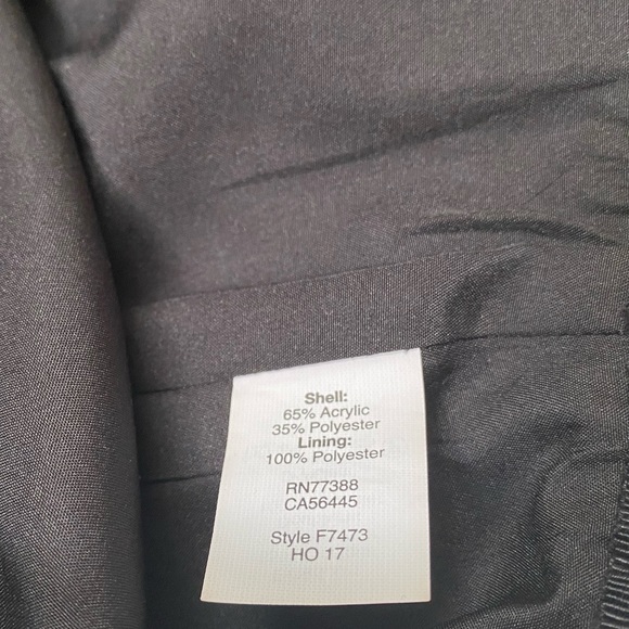 J Crew Factory black and white large check skirt - Picture 3 of 7